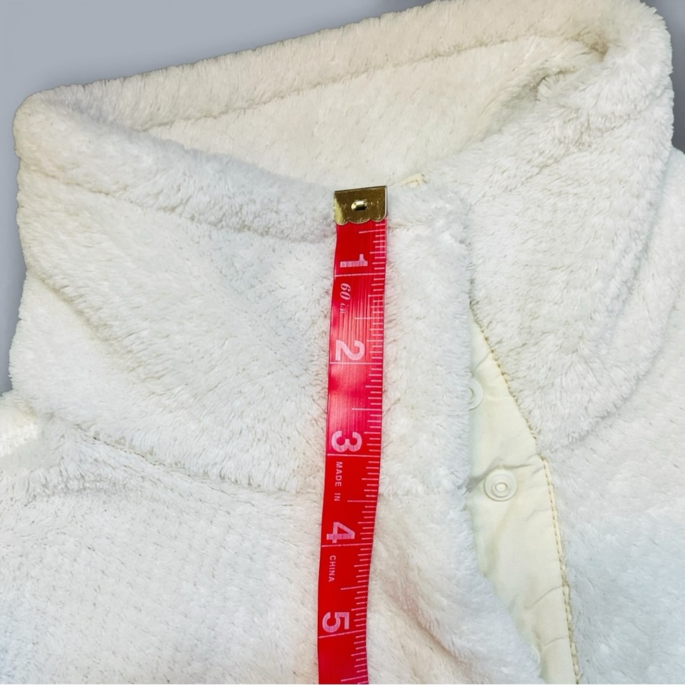 Patagonia Fleece Pullover Women's Re-Tool Snap-T Sz M Ivory Cream - Picture 9 of 15